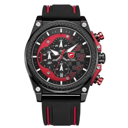 SHARK SPORT WATCH SAVE THE OCEAN SAPPHIRE CRYSTAL SHARK SERIES [ SH0002 ]