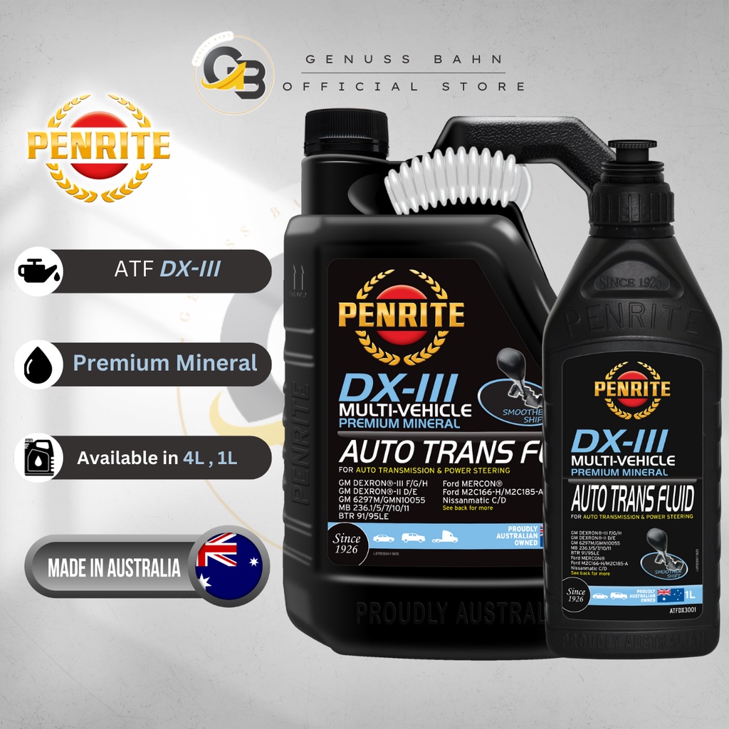 PENRITE ATF DX-III (Mineral) - Dexron III GM Dexron , Toyota ...