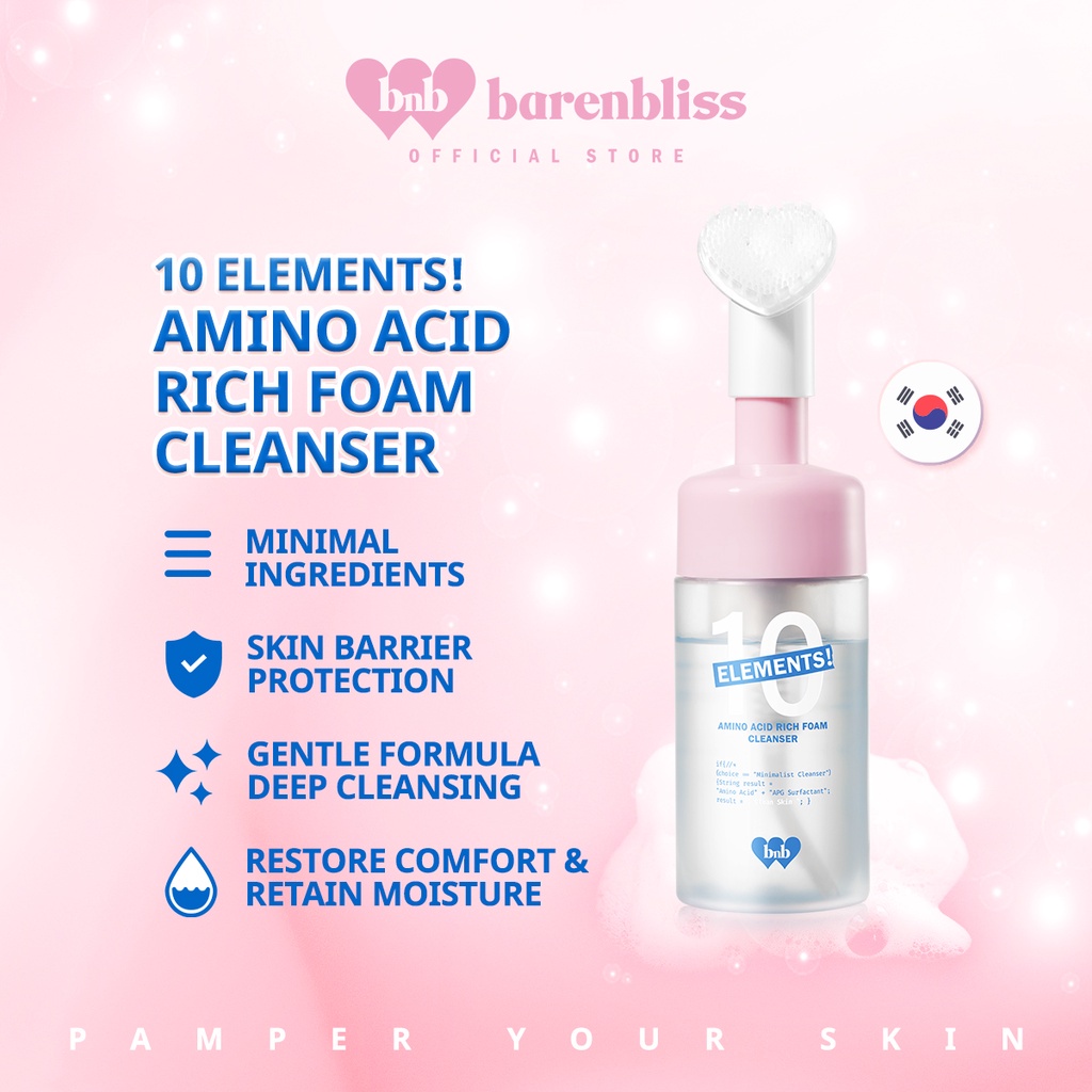 BNB barenbliss 10 Elements Amino Acid Rich Foam Cleanser [Deep ...