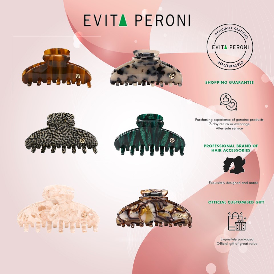 EVITA PERONI Alegria Medium Hair Claw Premium Stylish Hair Clip