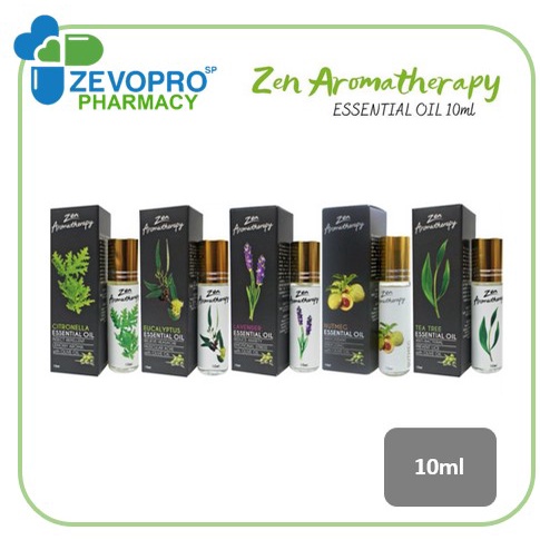 ZEN AROMATHERAPY ESSENTIAL OIL roll on 10ML (ACNE, CALMING, INSECT REPELLANT, MUSCLE ACHE)