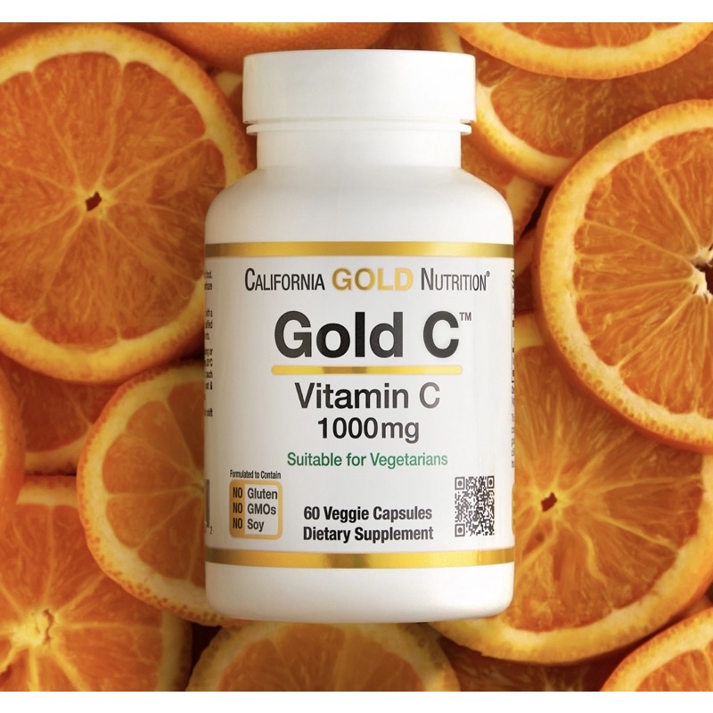 California Gold Nutrition , Gold C, USP Grade Vitamin C, 1,000 mg, 60