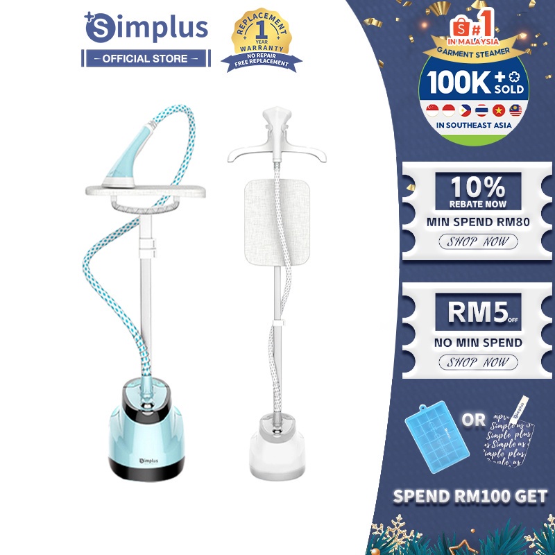 JGD Simplus Iron Steam Steamer Iron Garment Steamer 1800W With Iron