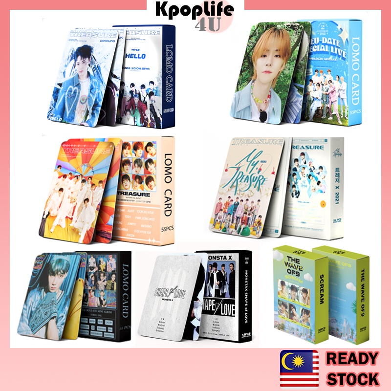 Treasure Lomo Card Set ( 54 pcs ) My Treasure Album Photocards The Boyz