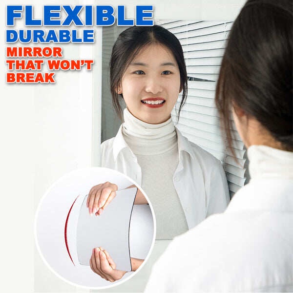 FREE GIFT [ 1PC ] Flexible Plastic Plexiglass Soft Mirror / Cermin Lembut Plasti