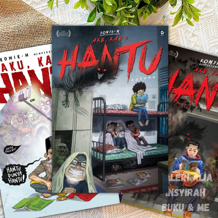 Komik M Aku Kau And Hantu Buku Komik Hantu Seram Asrama Dua Dunia Malay