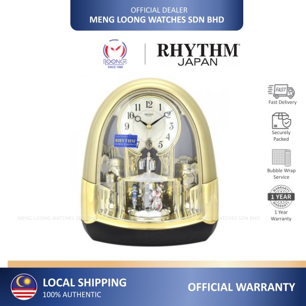 RHYTHM Japan 4SG742WR18 Table Clock 100 Original Shopee Malaysia