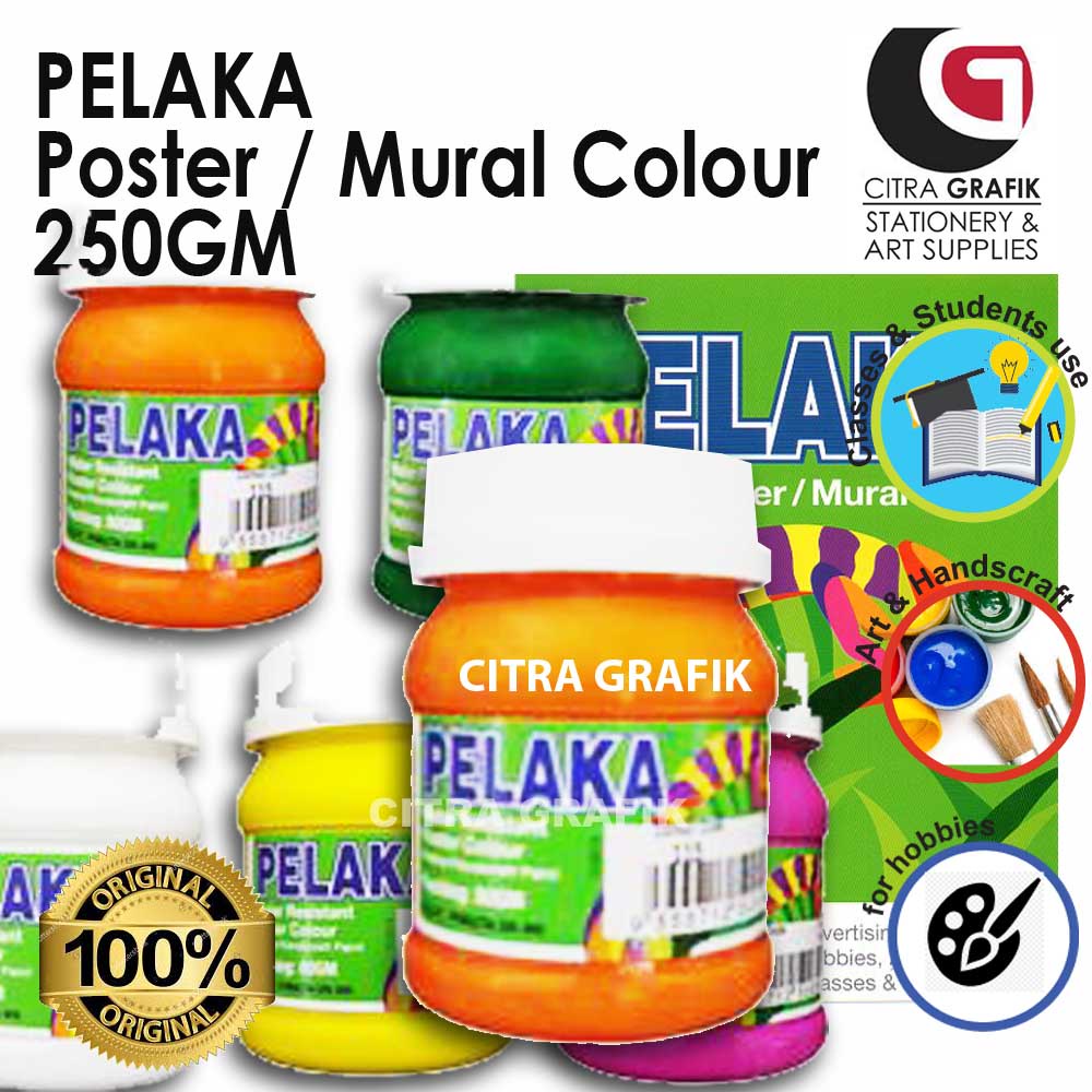 PELAKA MURAL COLOUR | POSTER COLOUR 250GSM | Shopee Malaysia