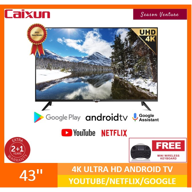 CAIXUN 4K DLED SMART TV (43 Inch) LE-43F2G | Shopee Malaysia