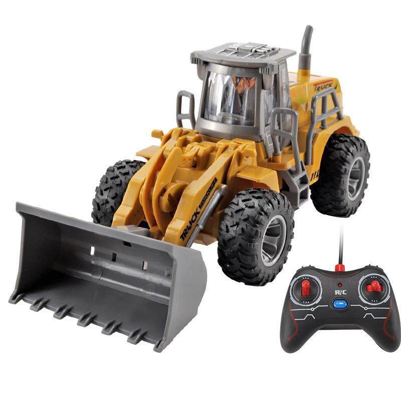 FREE GIFT  1:18 Remote Control Construction Truck RC BULLDOZER Car Kids Toy Truck Car Vehicle {SELLER}