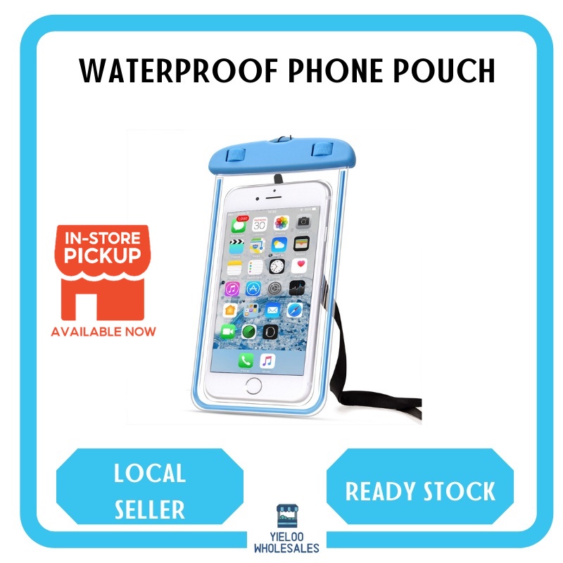 Universal Transparent Touchable PVC Waterproof Phone Pouch Bag Case For Outdoor/Diving & Underwater Purpose