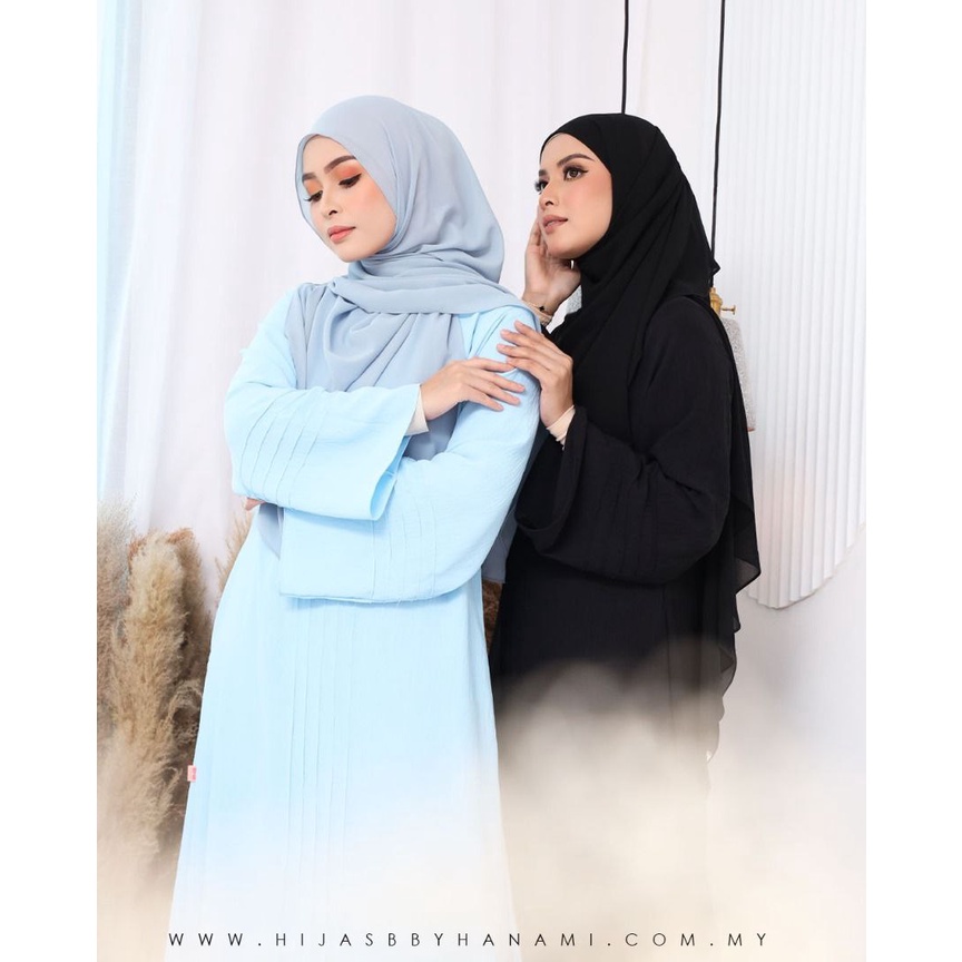 [Clothing] Jubah Nur Italian Crepe Hijabs By Hanami