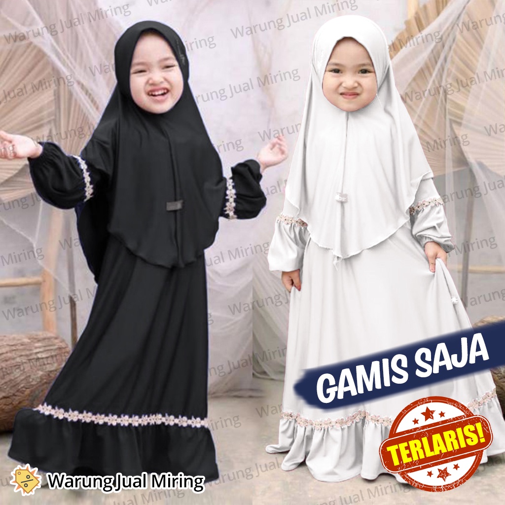 PUTIH Dress Gamis Children VELITA 1-12 Years Old Kids Junior Girls Dres Plain Color School Uniform Girls Baby Baby Toddler Small Teenagers Responsibilities Muslim Clothing White Syari Jersey Material Jersy Class Age Month 2 3 4 5 6 7 8 9 10 11 18 24