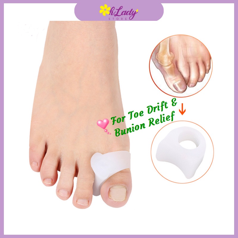 Toe Separators and Spreaders for Bunion, Overlapping Toes and Drift