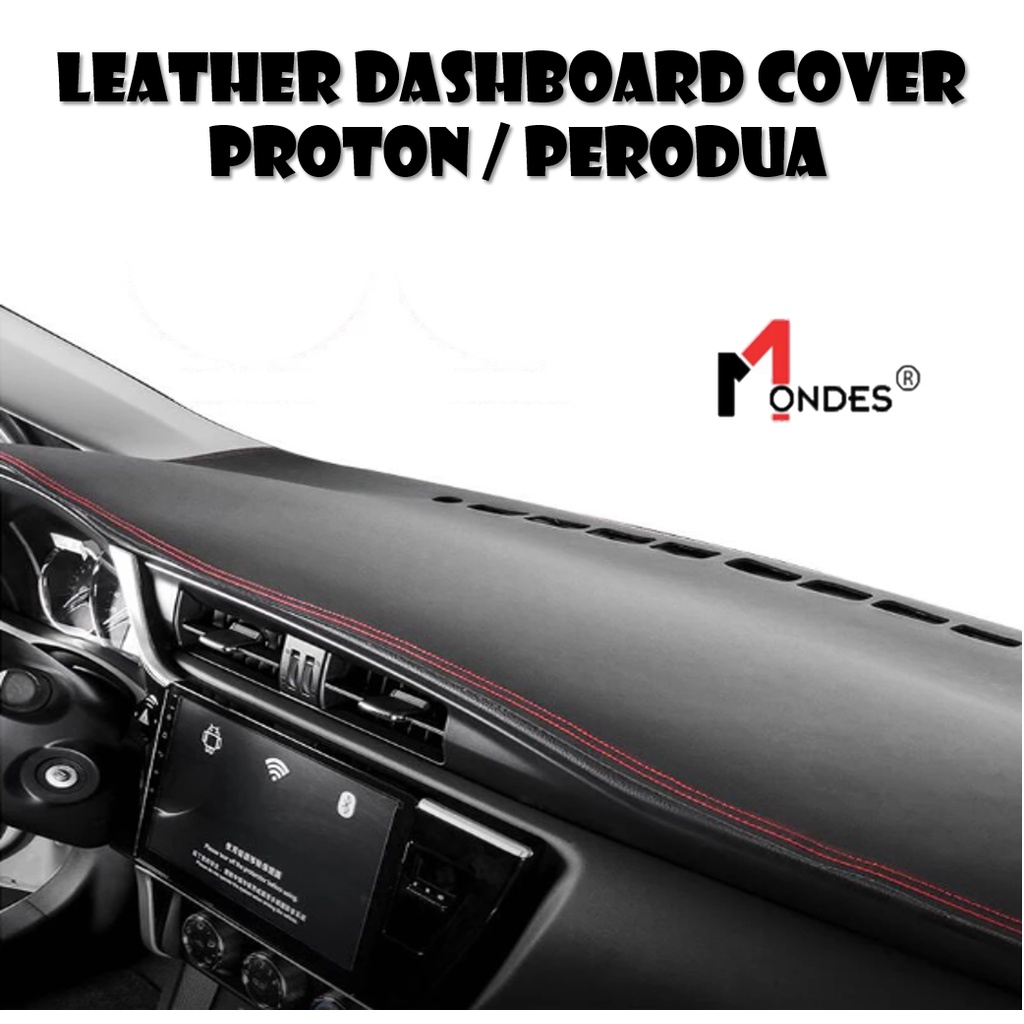 Leather Dashboard Cover Aruz Alza Myvi Viva Bezza Axia Ativa Saga VVT
