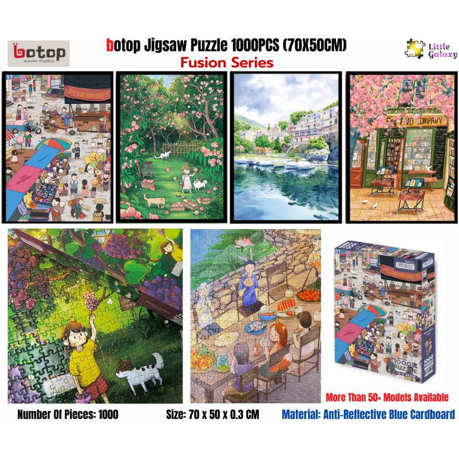 [Ready Stock][Birthday Gift] Botop Puzzle 1000PCS - Botop Fusion Puzzle 1000PCSSeries, High Quality 1000PCSJigsaw Puzzle