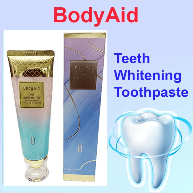 BodyAid Toothpaste Niacinamide Whitening Toothpaste Fresh and Clean to