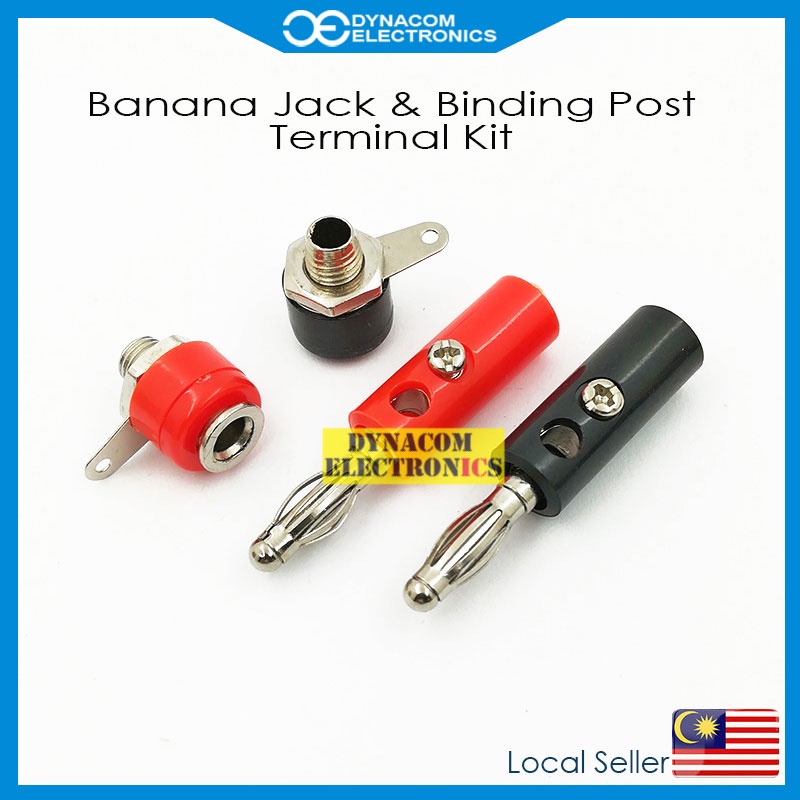 Banana Jack & Binding Post Terminal Kit for Instrument Terminal, Power