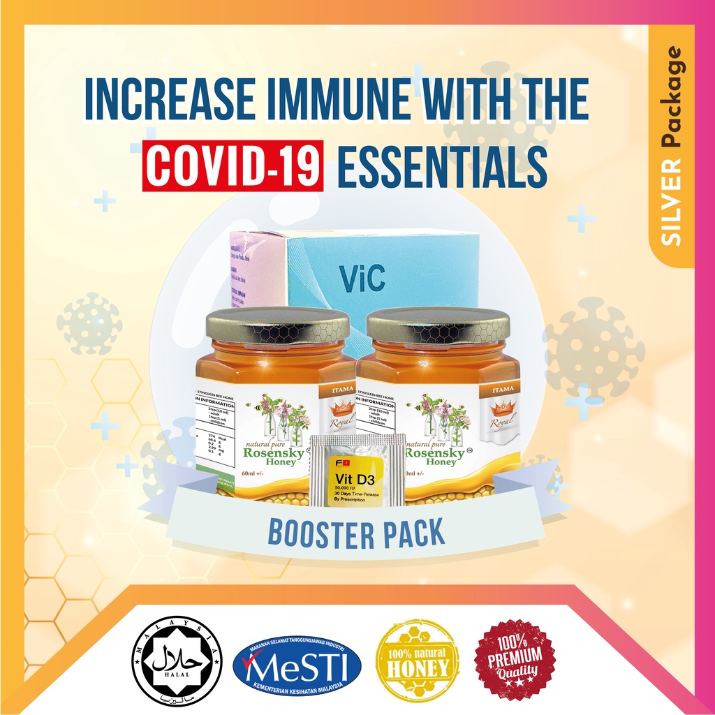 Ready Stock Rosensky Covid Immune Booster Silver Package Gift Box