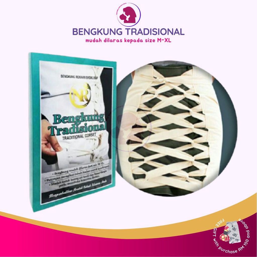 Nona Roguy Bengkung Bersalin Tali Tradisional Postnatal Binder With