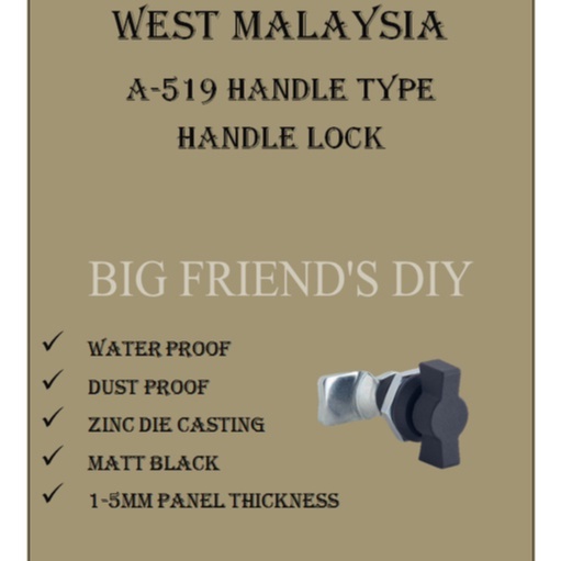 Lock A-519 MS722 MS714 Switchboard Panel Lock Weather Proof Lock Government Panel Lock Cabinet Lock