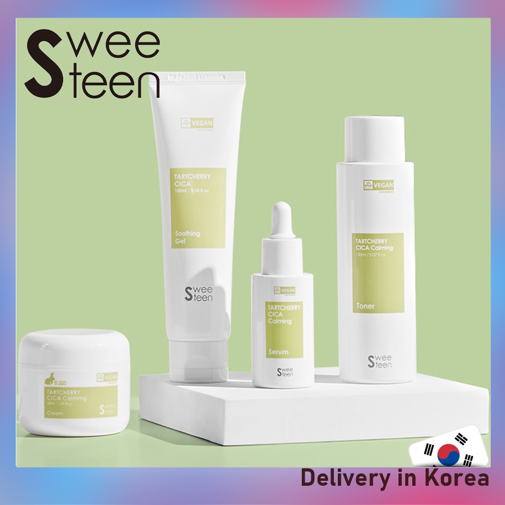 [SWEETEEN] TARTCHERRY CICA CALMING Foam/ Mask/ Toner/ Gel/ SERUM/ kbeauty / Facial Serum / Skincare / Vegan Beauty/True Island