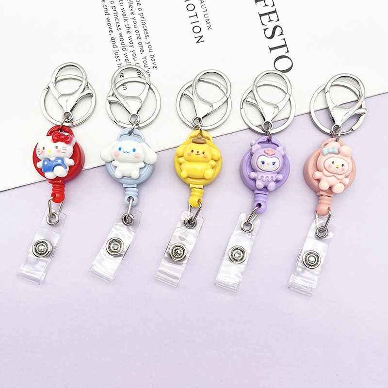 Cartoon Melody ID ROLLING Retractable Pull-out Badge ID Department ...