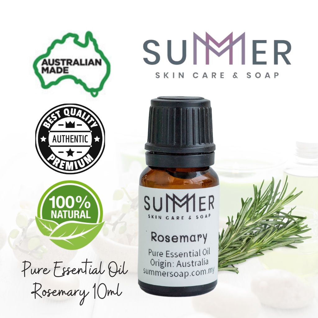 Rosemary French Pure Essential Oil 10ml 100% Natural Plant Extract Aromatherapy Diffuser Humidifier Hair Grow Wangi 迷迭香