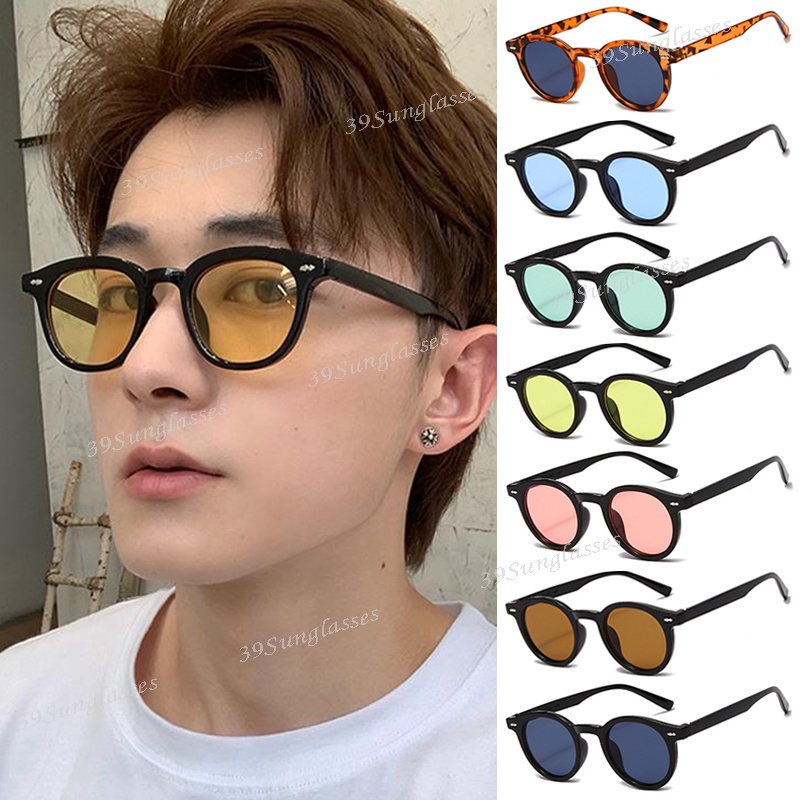 Fashion Round Sunglasses Unisex Vintage Small Frame Shades Glasses Men Women Outdoor UV