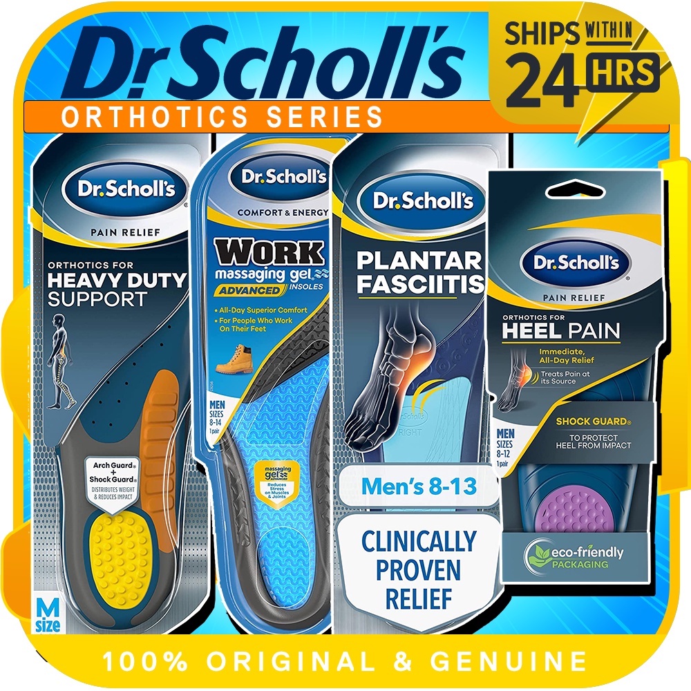 Dr Scholl's Insoles Heavy Duty Extra Support Plantar Fasciitis