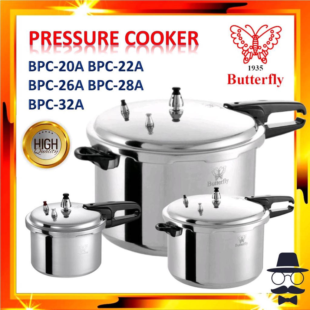 Butterfly BPC 20A 22A 26A 28A 32A Gas Pressure Cooker / Periuk Tekanan BPC-26A BPC-20A BPC-26A BPC-28A BPC-32A