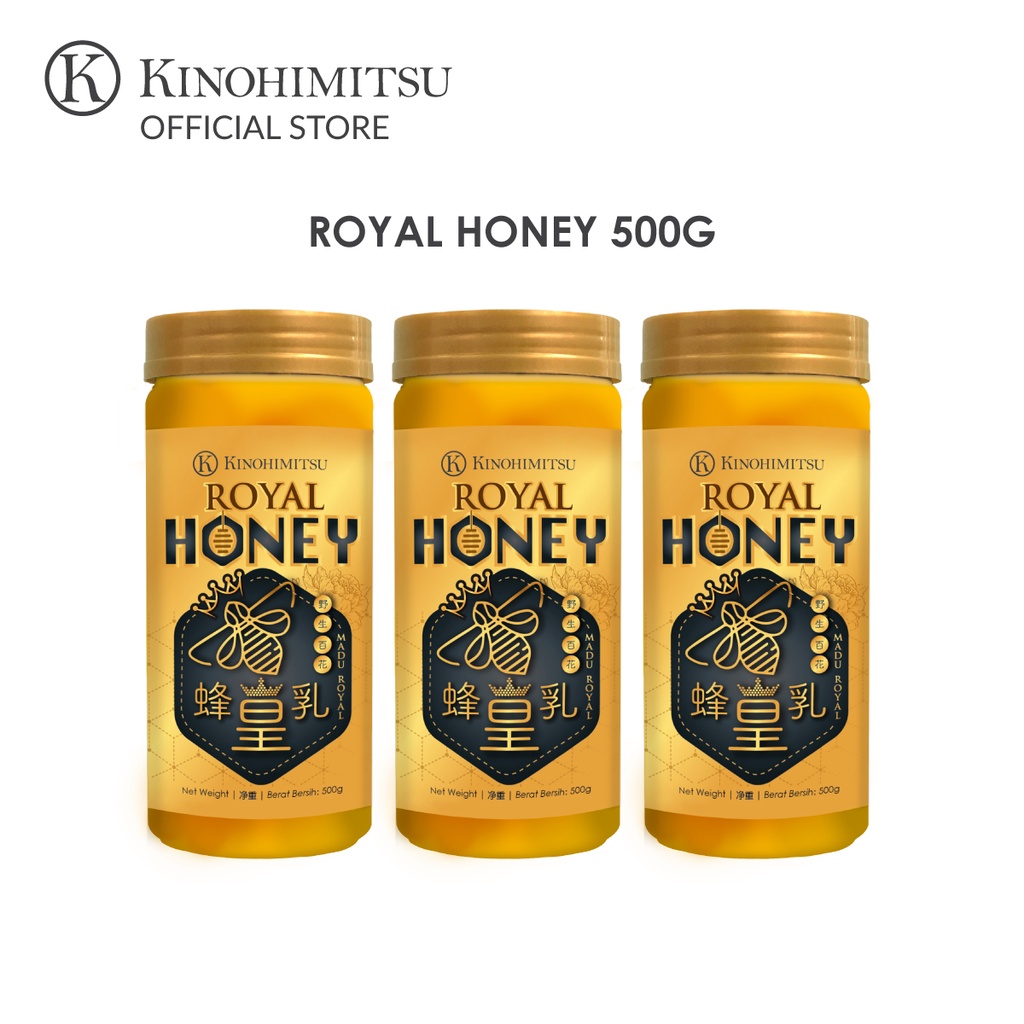 [BUNDLE OF 3] Kinohimitsu Royal Honey (500g) Shopee Malaysia