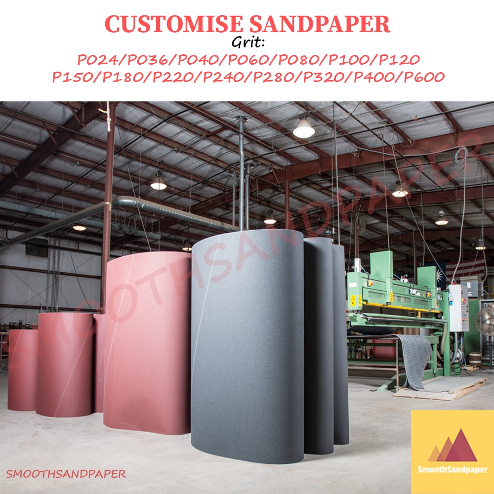 CUSTOMISE SANDING BELTS SANDPAPER SIZE 定制砂带机砂带 SAIZ KERTAS PASIR KHAS