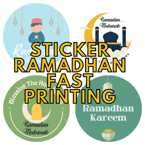 Sticker Ramadhan /Ramadhan Sticker/Ramadan Kareem/ Sticker Hamper Kuih Sticker / Sticker Balang