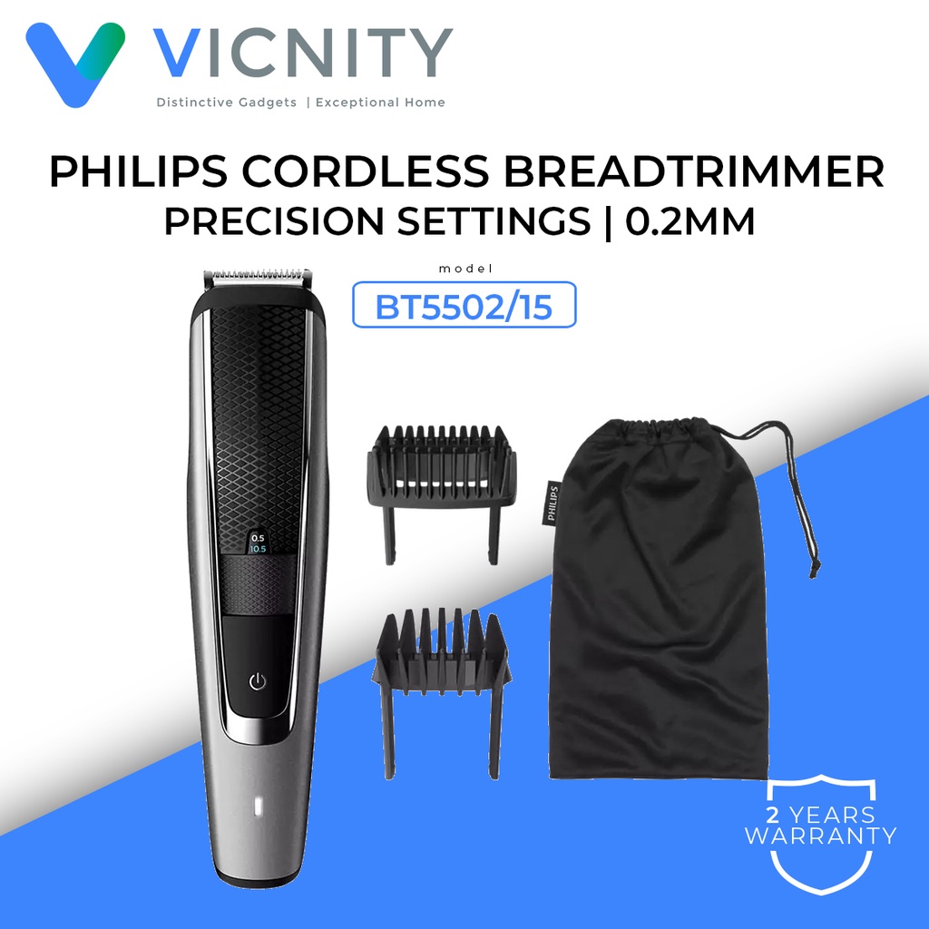 Philips Series 5000 Beard Trimmer Washable Cordless (BT5502/15) BT5502 ...