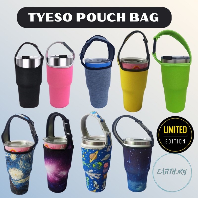 Tyeso Tumbler Pouch Bag 600ml 890ml Portable Tote Bag Tumbler Bag