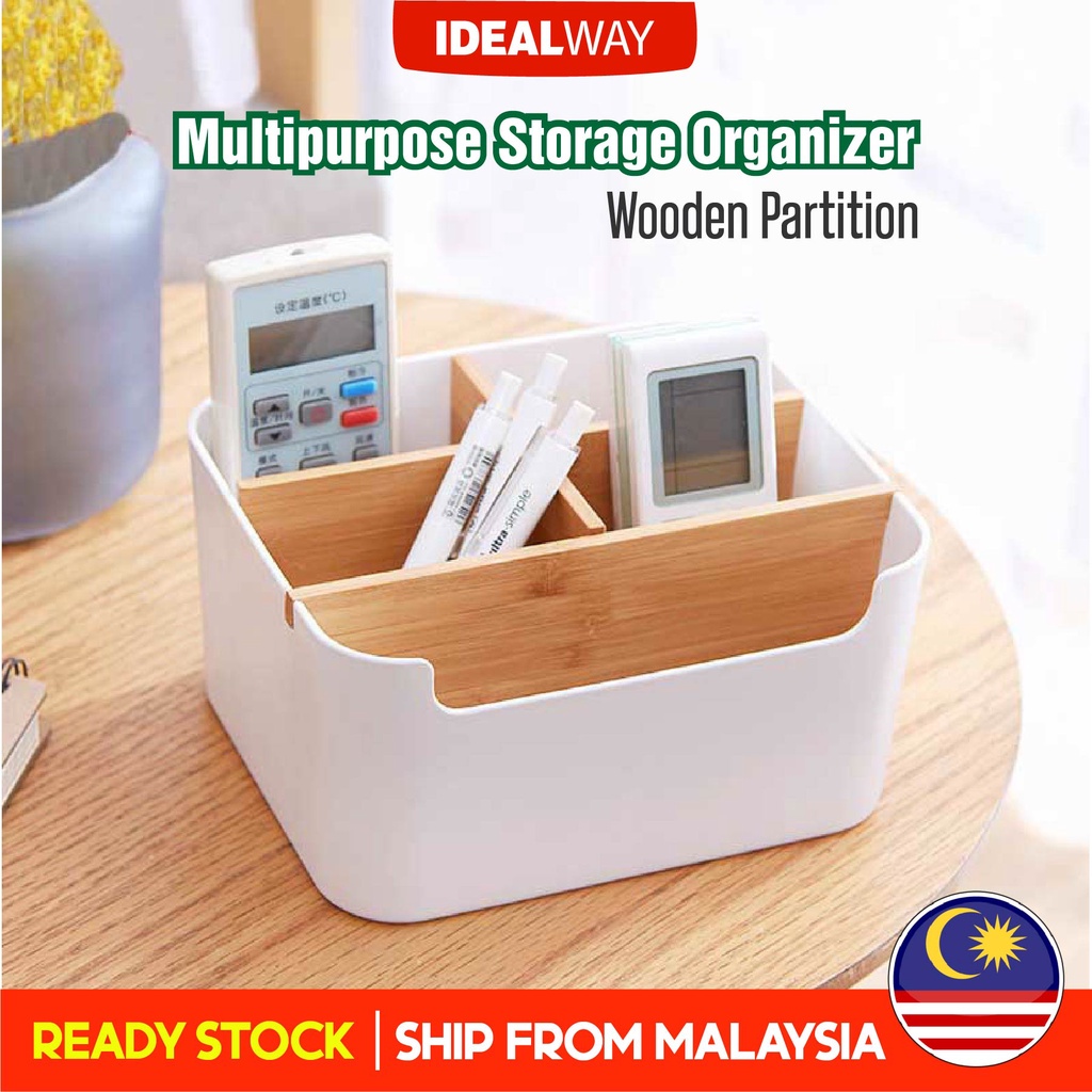 Idealway Muji Storage Organizer Box Multipurpose Wooden Organizers ...