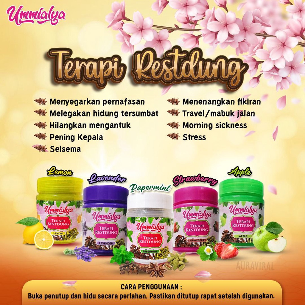 UMMIALYA Aroma Terapi Resdung | Rawatan Hidung Tersumbat | Resdung ...