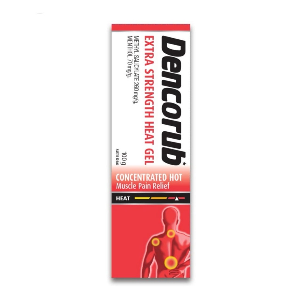 Dencorub Extra Strength Heat Gel 100g Shopee Malaysia