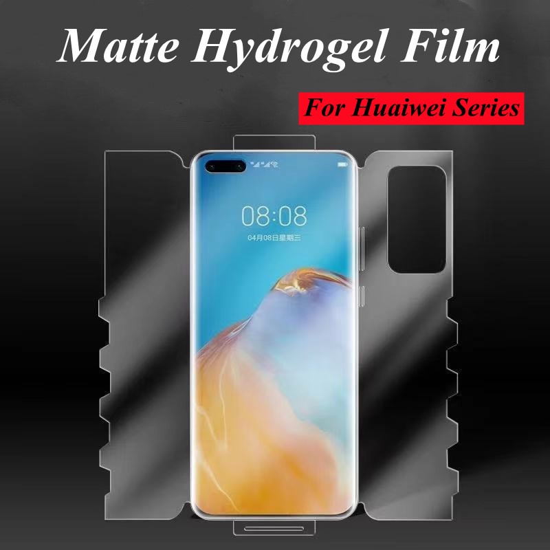 Huawei P50 P40 P30 Pro P40 Pro Plus Mate 30 Pro 40 Pro Plus Nova 10 Pro  Honor 50 30 Pro Plus 360° Full Cover Anti-fingerprint Matte Anti-blue  Light Hydrogel Screen Protector Film Shopee Malaysia