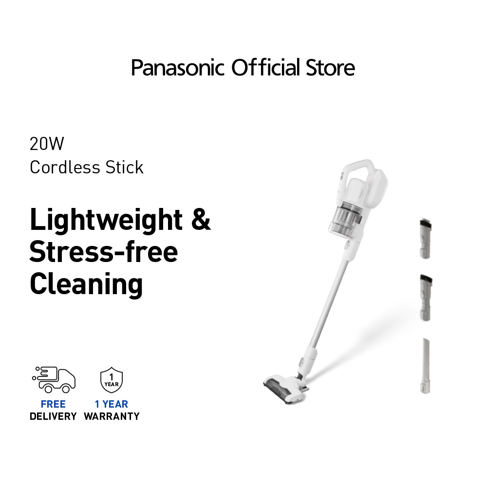 PANASONIC MCSBV01 CORDLESS STICK VACUUM CLEANER MCSBV01W147