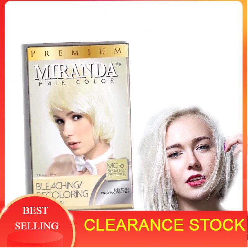 Miranda bleaching blaching pewarna Rambut Murah Shopee Malaysia