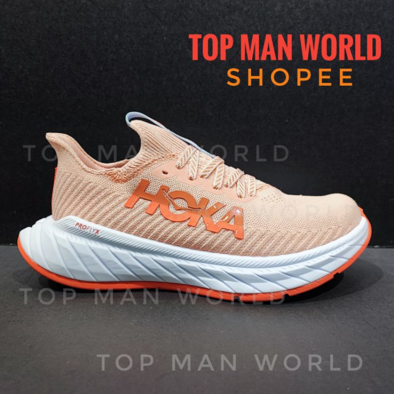 Hoka Carbon X 3 / Women's / Peach Parfait Summer Song / Carbon Fiber