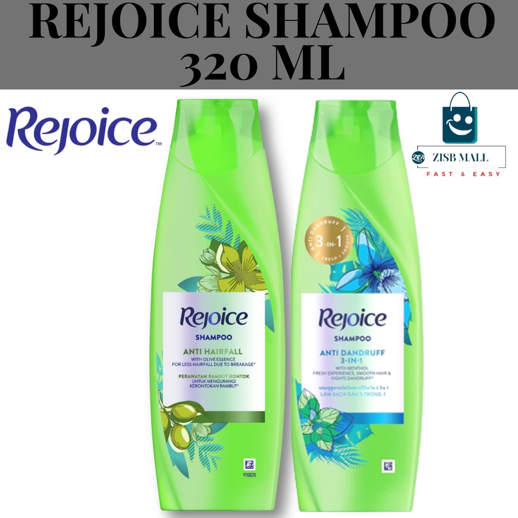REJOICE SHAMPOO 320 ML ANTI DANDRUFF/ANTI HAIR FALL Shopee Malaysia