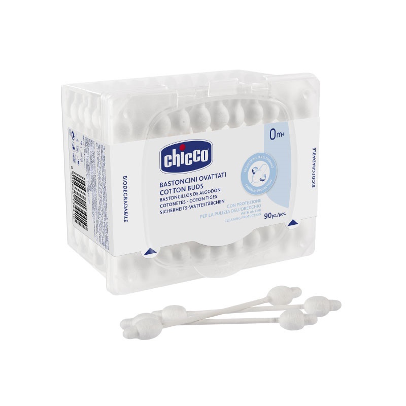 Chicco Cotton Buds (90 Pcs) | Shopee Malaysia