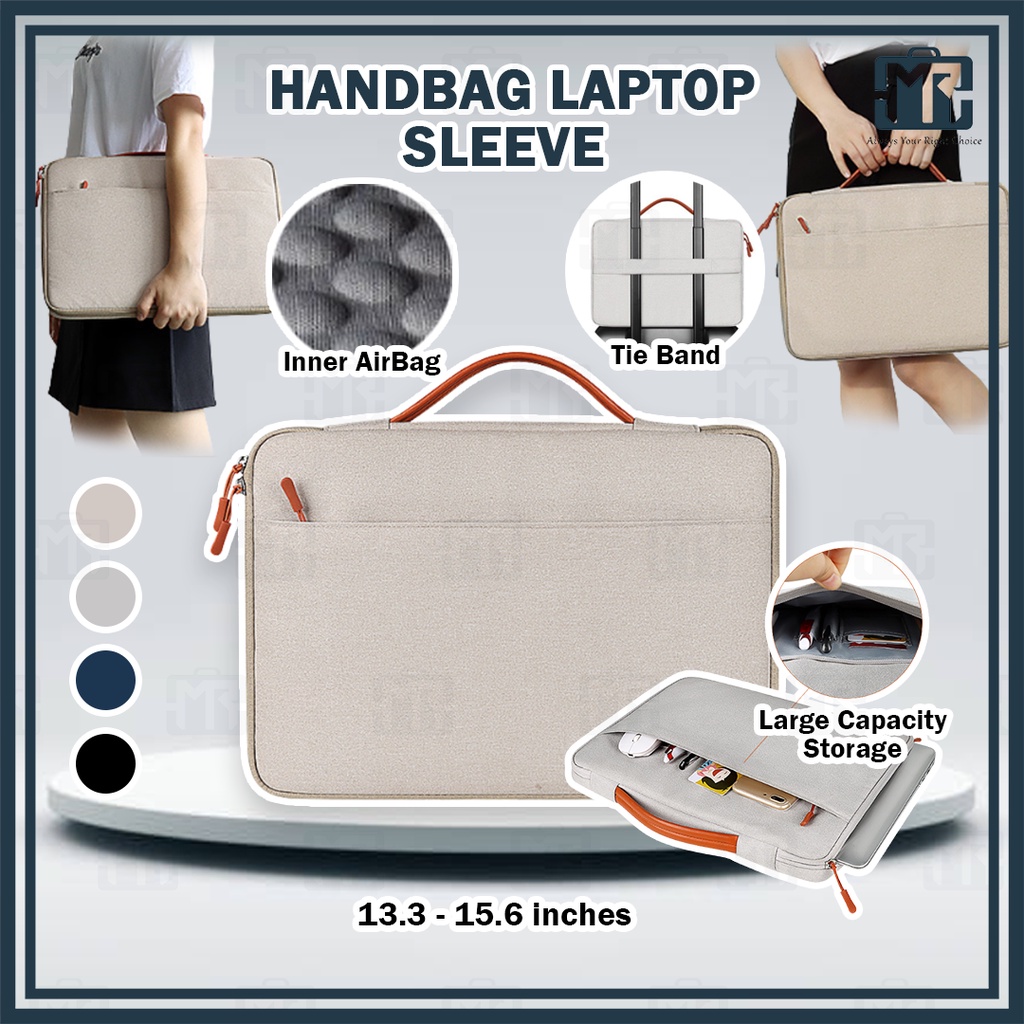 MR HANDBAG laptop sleeve shockproof airbag protection 13.3-15.4 inch luxury carrying case手提笔记本电脑包内胆包