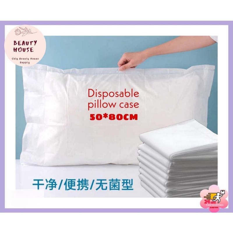 Disposable Non Woven Pillow Case Cover Travel Pack Hotel Spa Use 一次性旅行美容院无纺布枕头套 (1 pcs）