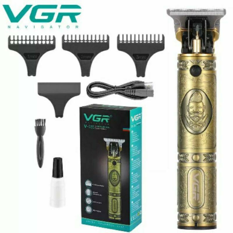 FREE GIFT Original VGR V-085 Zero Adjustable Professional Rechargeable Hair Trimmer Japan Design Hair Clipper V085