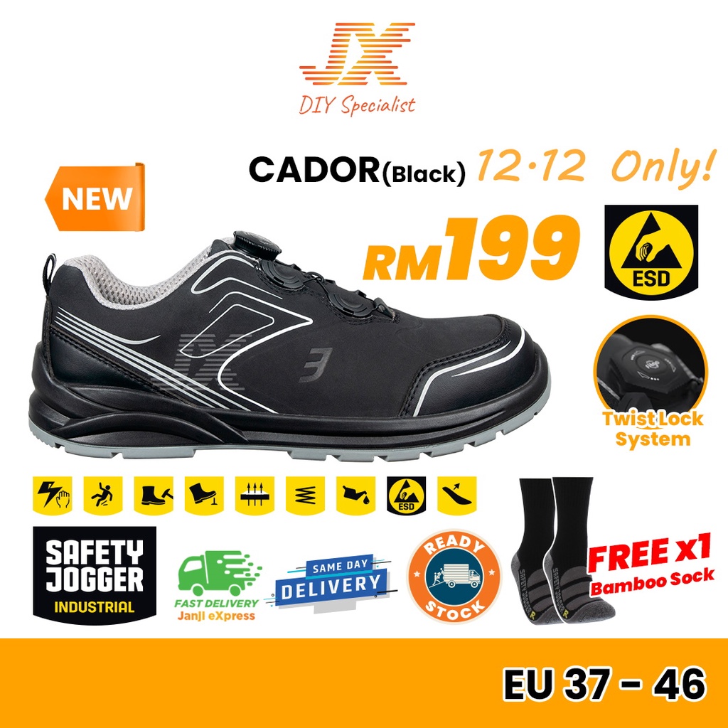 Safety Jogger Cador ESD S1P Stylish Modern Colourful Working Sporty