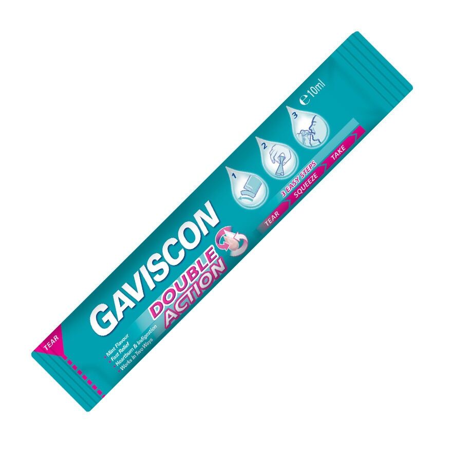 GAVISCON DOUBLE ACTION Liquid Sachets 10ml Shopee Malaysia